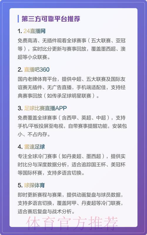 免费观看世界杯直播的最佳在线平台推荐